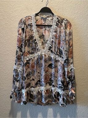 For Love and Lemons multicolored mini dress, size S